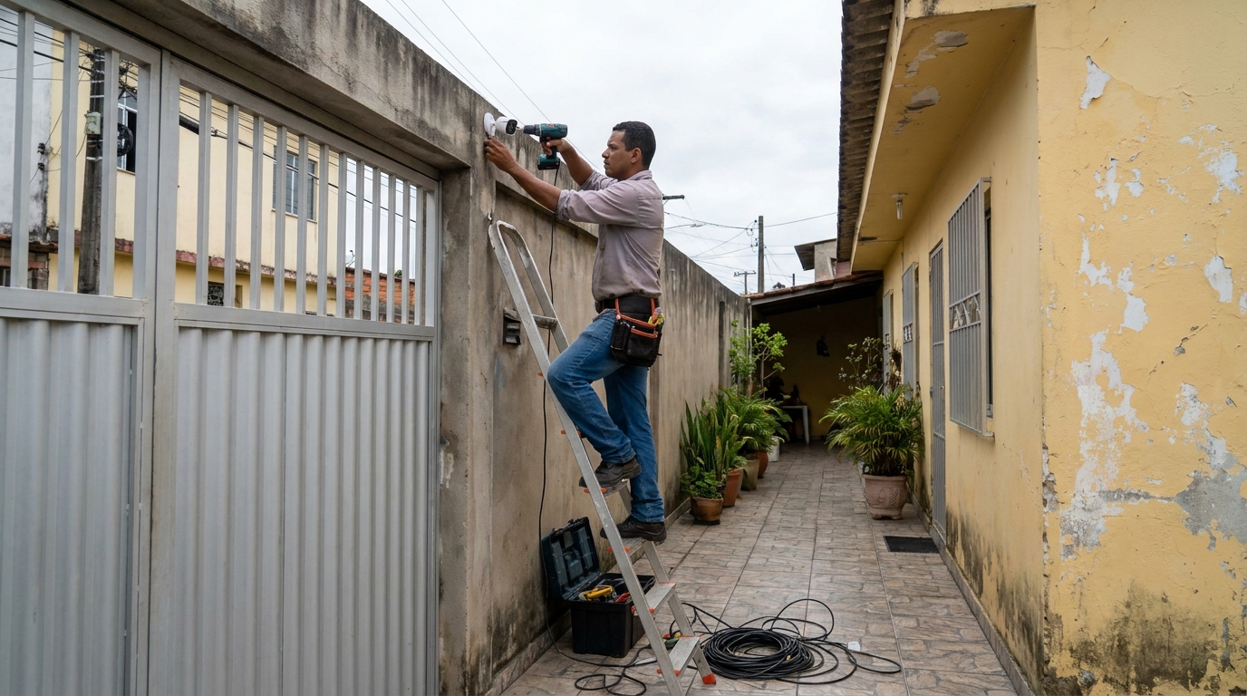 Instalacao de cameras de seguranca profissional em Jaraguá do Sul‑SC