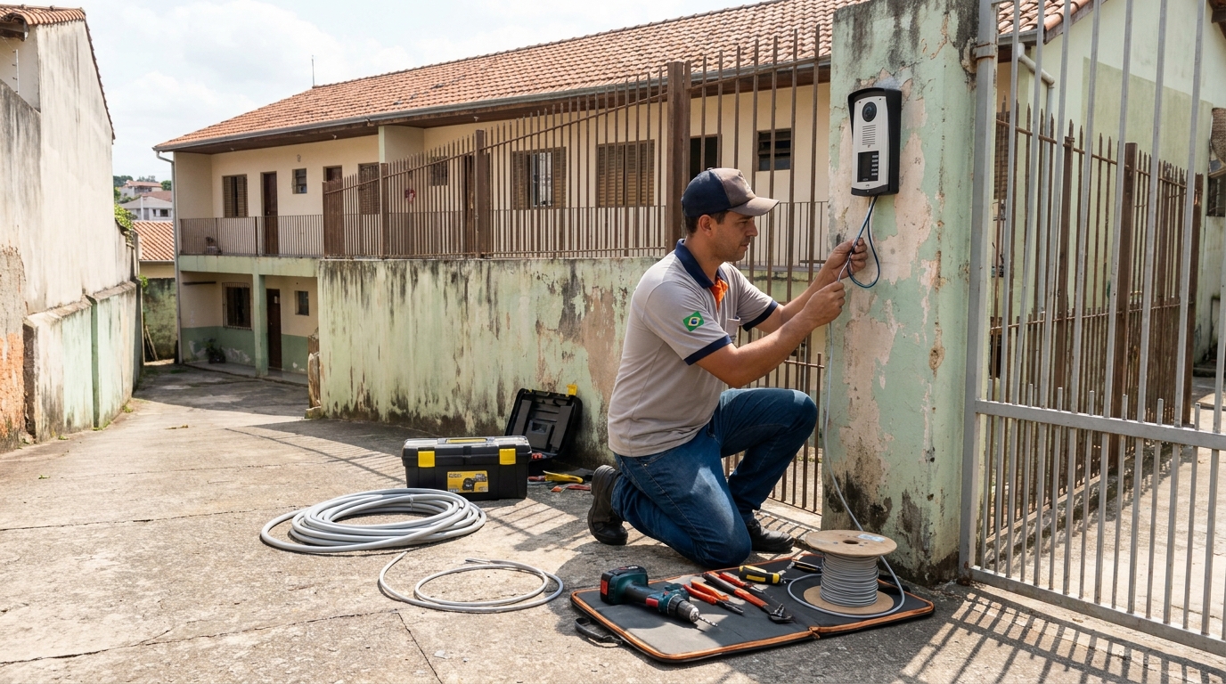 Instalacao de interfone residencial em Jaraguá do Sul‑SC